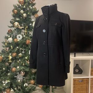 Kenneth Cole Reaction Black Pea Coat
